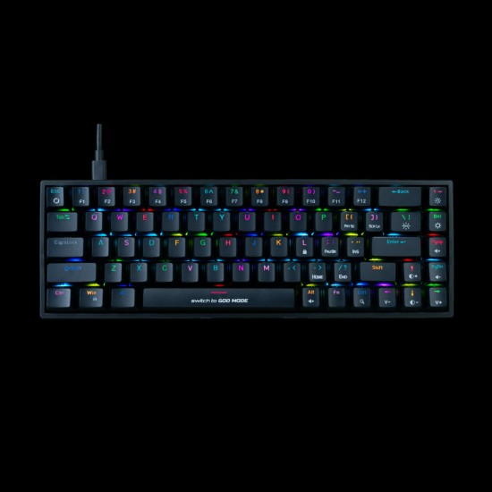 COSMIC BYTE CB-GK-31 ARTEMIS 68-KEY MECHANICAL KEYBOARD WITH OUTEMU RED